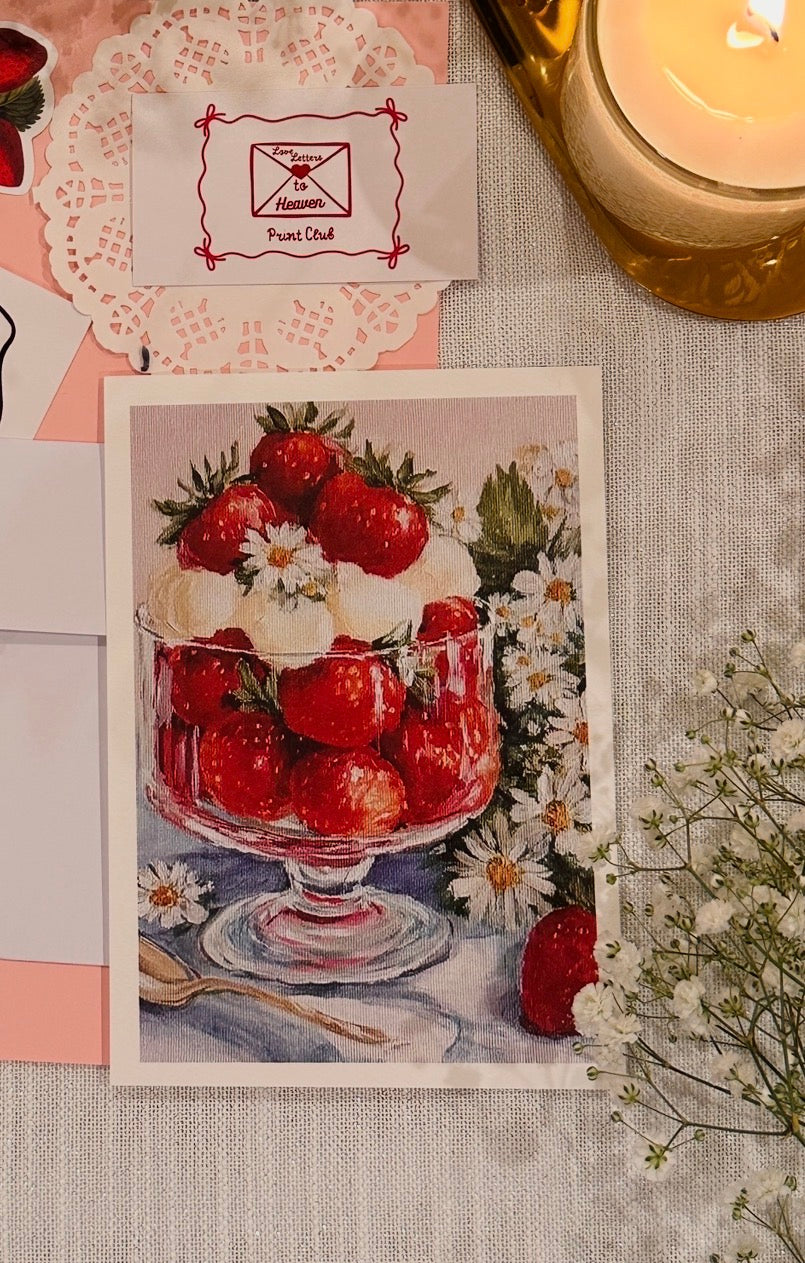 Strawberry Art Print (5x7)