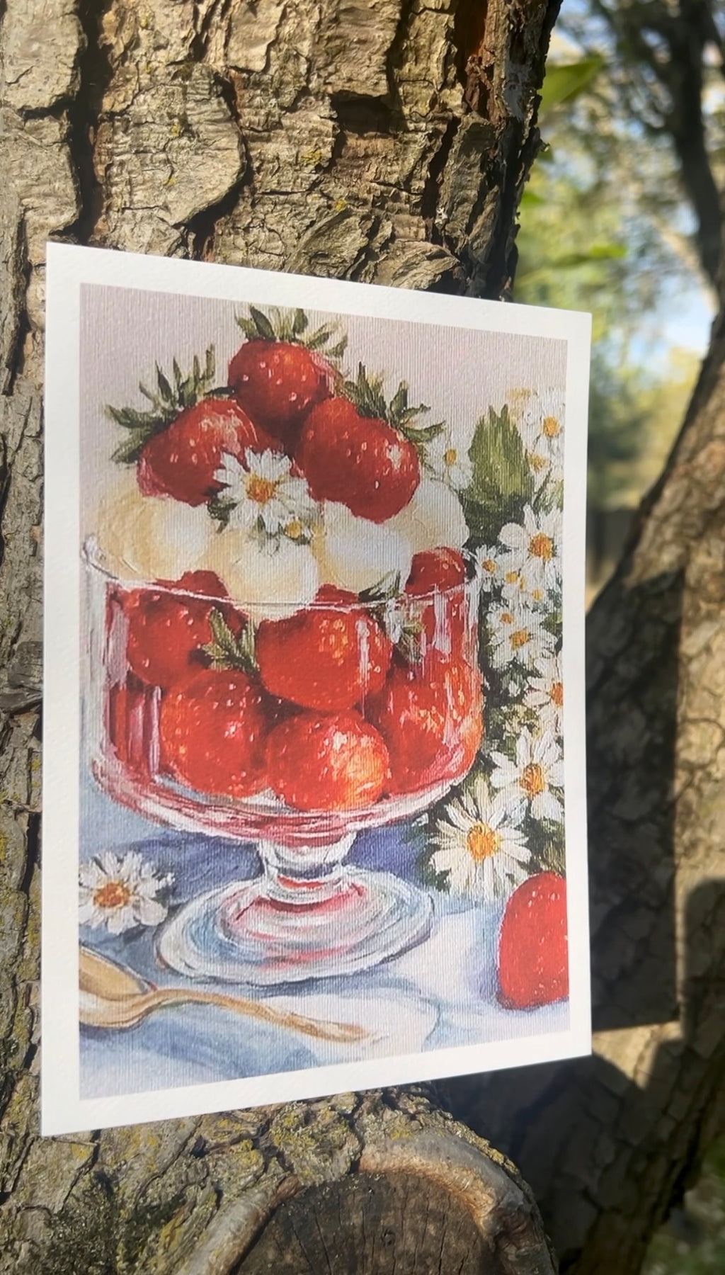 Strawberry Art Print (5x7)