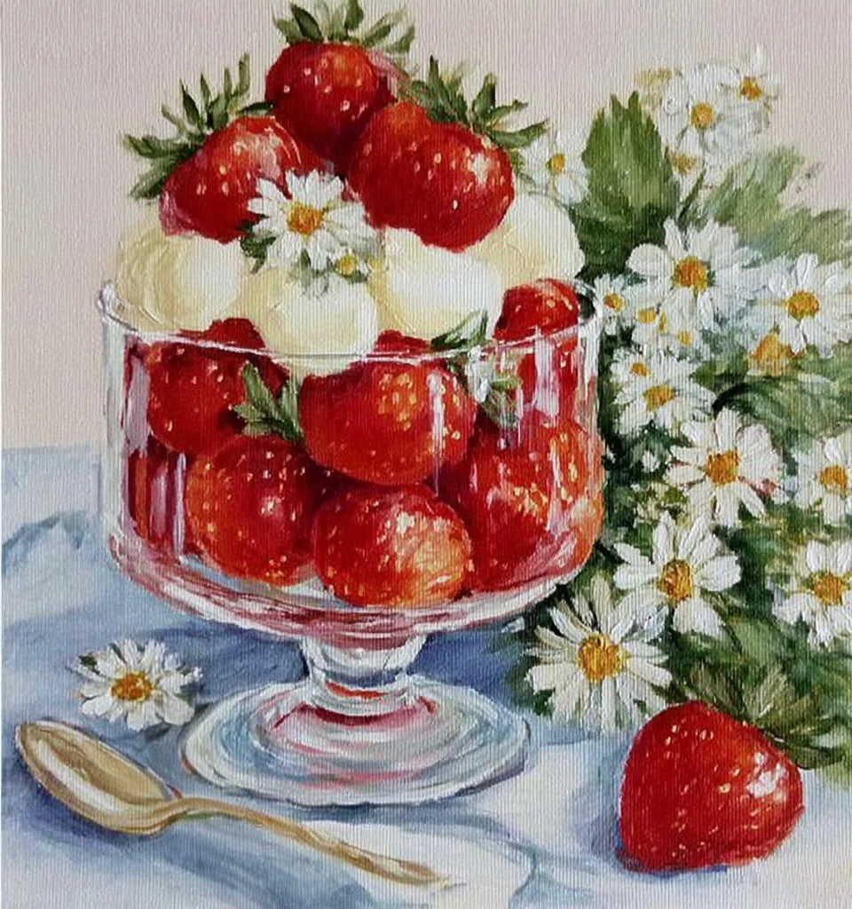 Strawberry Art Print (5x7)